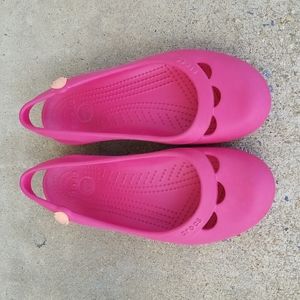 Crocs Jayna Slingback Flats Slip On Shoes Size 6